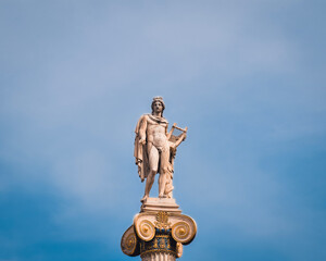 Greek sculpture of the god Apollo