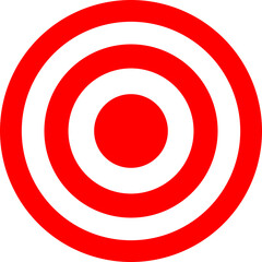 Red target icon PNG