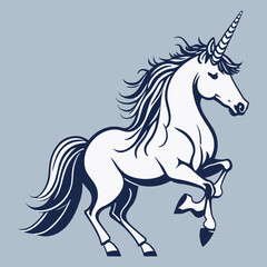 Naklejka na ściany i meble unicorn illustration