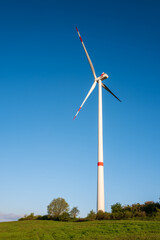 wind turbine in the field