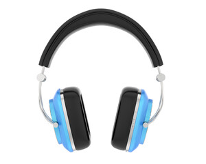 Headphones isolated on transparent background. 3d rendering - illustration