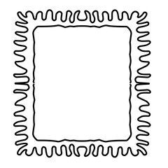 Doodle Curly Frame 