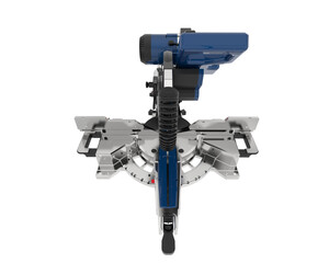 Miter saw isolated on transparent background. 3d rendering - illustration