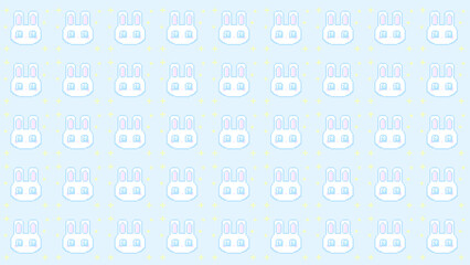 ピクセルアートなうさちゃん壁紙★