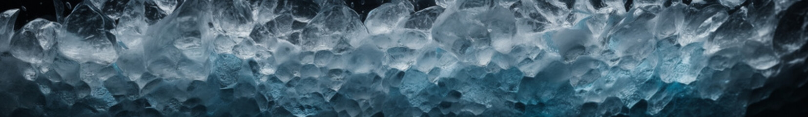 Cold Ice Banner and Background