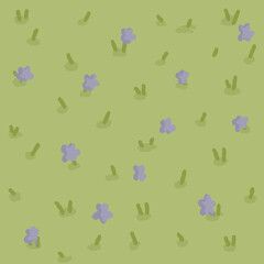 seamless pattern with flowers