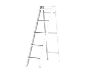 Ladder isolated on transparent background. 3d rendering - illustration