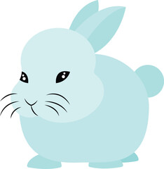 baby bunny vector image
