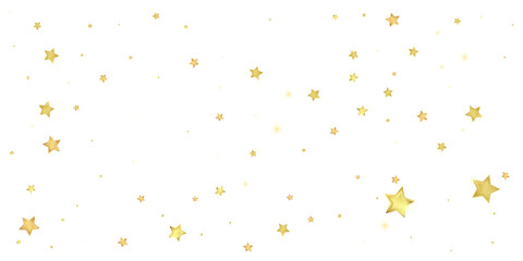 Magic stars vector overlay.  Gold stars scattered