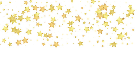 Magic stars vector overlay.  Gold stars scattered
