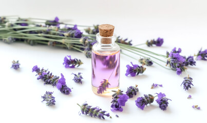 Obraz na płótnie Canvas Lavender essential oil , Generative ai