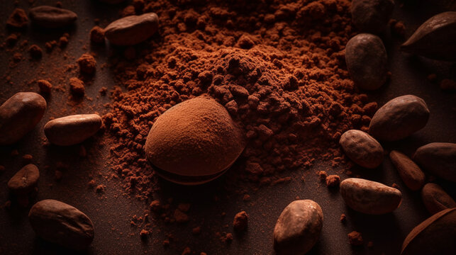 Cacao. Ai generated.