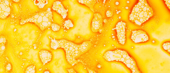 Abstract background with paint stains. Creative backdrop with multicolored stains on liquid