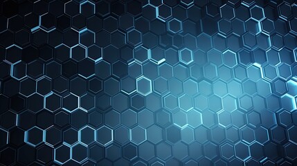 Abstract technological hexagonal background digital Technology Network Background Illustration Futuristic point wave.
