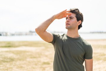 Fototapeta premium Young handsome man