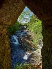 invermoriston falls near Loch Ness in Scotland