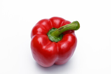 Izolowana papryka czerwona na jasnym tle