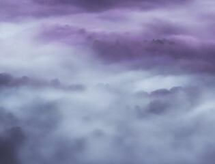 Fototapeta na wymiar time lapse of clouds AI Generative 