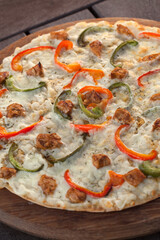 Chicken and Peppers Pizza