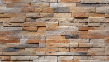 Modern brick wall for background. Generative ai