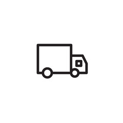 Sent Service Truck Outline Icon