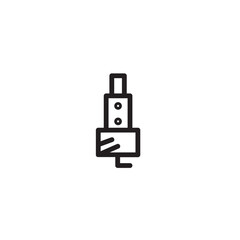 Obraz na płótnie Canvas Plug Repair Service Outline Icon