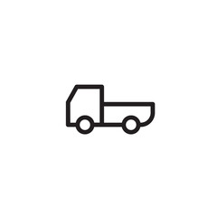 Sent Service Truck Outline Icon