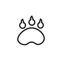 Paw Animal Pet Outline Icon