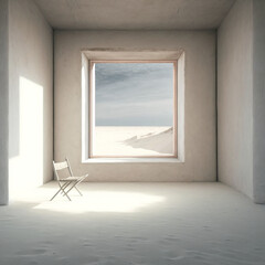 A white room with nothing no nothing