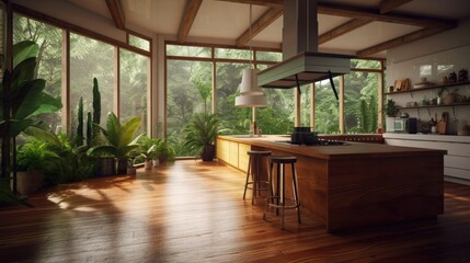 Luxury house middle in the jungle with homely designed where you don't have to be afraid that neighbors are too close or if you just need a little alone