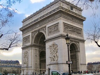 Fototapeta na wymiar 美しいフランスの凱旋門