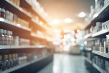 "Upgrade Your Drugstore with AI-Generated Solutions" - AI generated.