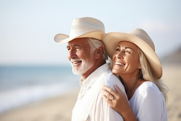 Obraz premium Beach Couple Photography Like Never Before - AI Generated.