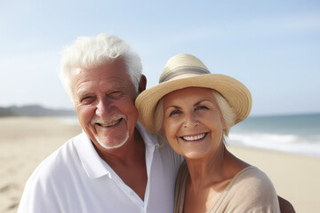 Obraz premium Beach Couple Photography Like Never Before - AI Generated.