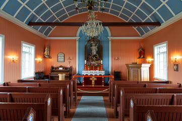 Strandarkirkja is a Lutheran parish church in Selvogur, on the south coast of Iceland
