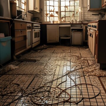 abonded old kitchen