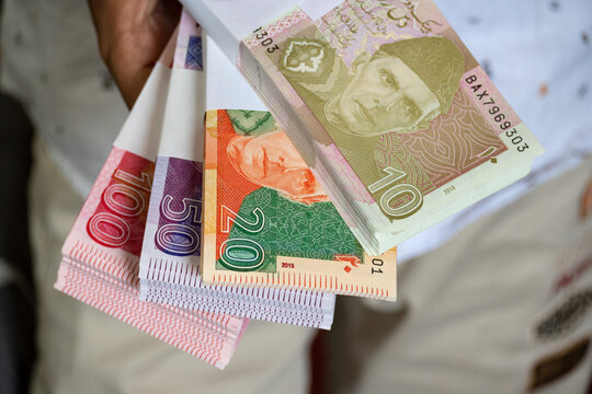 Pakistani Currency Banknote. Business and Finance concept
