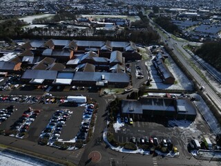 aerial view of Bridlington Hospital. Bessingby Road. Bridlington medical hospital