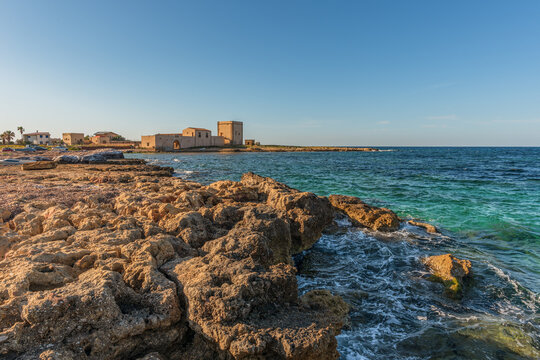 La tonnara dell'Orsa a Marina di Cinisi, provincia di Palermo IT
