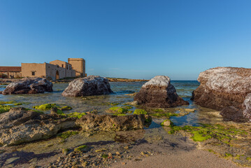 La tonnara dell'Orsa a Marina di Cinisi, provincia di Palermo IT