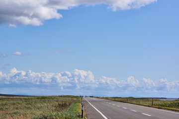 北海道　道道106号線　日本海オロロンライン
