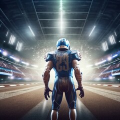 American football player