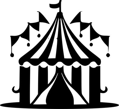 recommend clip art: Circus - Minimalist and Flat Logo - Vector illustration