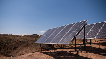 Photovoltaic panels for renewable electric production, Zaragoza Province, Aragon, Spain