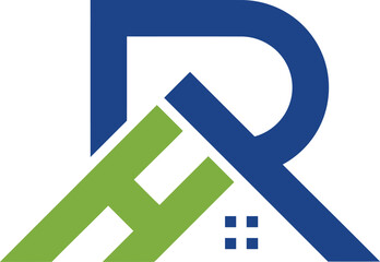 rh real estate logo design