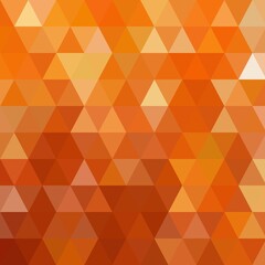 Abstract Yellow Triangle Geometrical Background, Gold Pattern. Vector Illustration