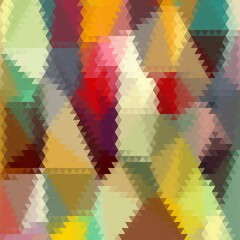 Obraz premium Color triangular background. Design element. Wind graphics. Black triangular background. Geometric illustration. Vector template. Design element. eps 10