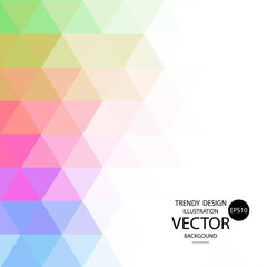 Colored triangles. Abstract vector background. Design element. eps 10