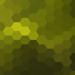 Fototapeta na wymiar Light Green vector background with hexagons. Illustration with set of colorful hexagons. Beautiful design for your business advert. eps 10
