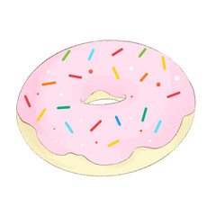 donut with sprinkles